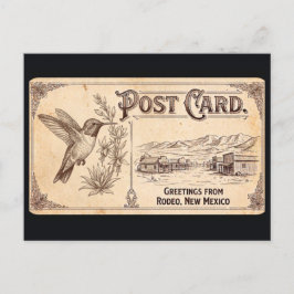 Rodeo, New Mexico - Hummingbird Vintage Ansichtkaa Briefkaart