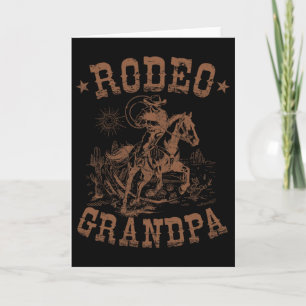 Rodeo Opa Western Cowboy Familie Matching Vader Kaart