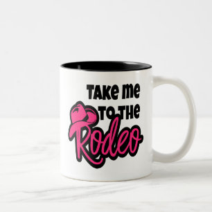 Rodeo Paard Liefhebber Western Cowboy Hoed Texas Tweekleurige Koffiemok