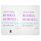 Rodeo, paarden en cowboys Pocket Notebook Journal (Buitenkant)