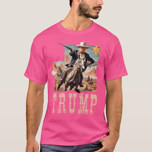 Rodeo Paardrijden T-shirt (Voorkant)
