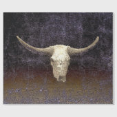 Rodeo Paarse bruine textuur Rodeo Rodeo Cadeaupapier (Vlak)