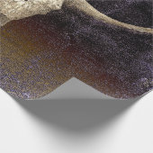 Rodeo Paarse bruine textuur Rodeo Rodeo Cadeaupapier (Hoek)