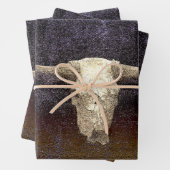 Rodeo Paarse bruine textuur Rodeo Rodeo Inpakpapier Vel (In situ)