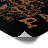 Rodeo Papi western cowboy familie matching vaderda Poster (Hoek)