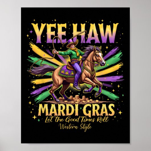 Rodeo Parade Feestelijk Draag Kostuum Vintage Yee Poster (Voorkant)