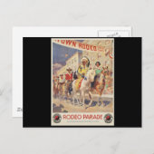 Rodeo Parade Montana Wyoming Briefkaart (Voorkant / Achterkant)