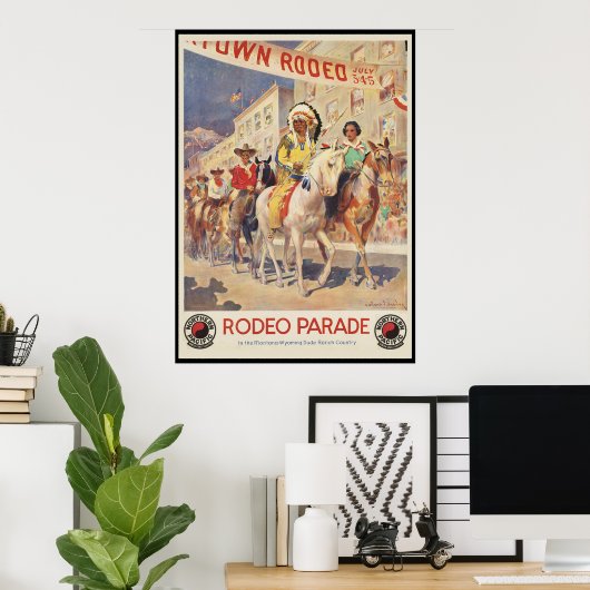 Rodeo Parade Poster (Thuiskantoor)