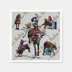Rodeo Party Napkins Servetten