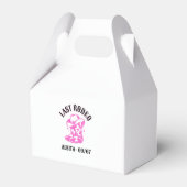 rodeo pink bachelorette party bedankdoosjes (Achterkant)