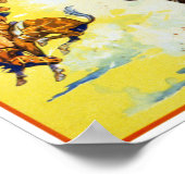 Rodeo-Poster teruggezet Poster (Hoek)