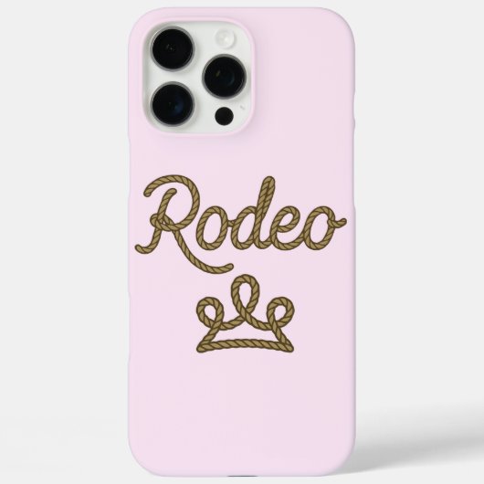 Rodeo Princess Country Western Tiara Crown Case-Mate iPhone Case (Achterkant)