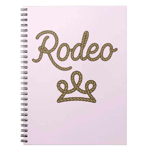 Rodeo Princess Country Western Tiara Crown Notitieboek (Voorkant)