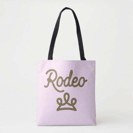 Rodeo Princess Country Western Tiara Crown Tote Bag (Voorkant)