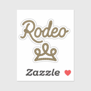 Rodeo Prinses Country Western Tiara Kroon  Sticker