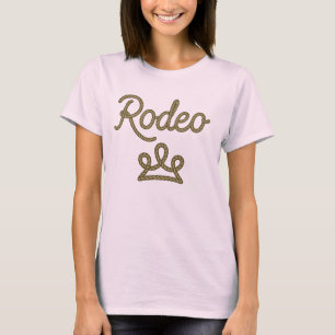 Rodeo Prinses Country Western Tiara Kroon T-shirt