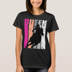 Rodeo Queen Barrel Racing Racer Women Cowgirl T-shirt