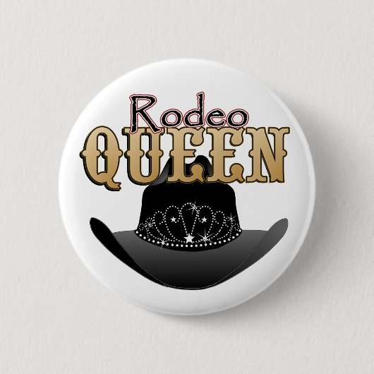 Rodeo Queen BUTTONNEN Ronde Button 5,7 Cm (Voorkant)
