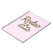 Rodeo Queen Country Western Tiara Crown Notitieboek (Linkerzijde)