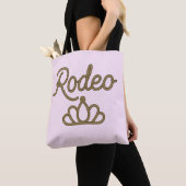 Rodeo Queen Country Western Tiara Crown Tote Bag (Dichtbij)