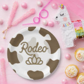 Rodeo Queen Country Westerne Tiara Crown Party Papieren Bordje (Feest)