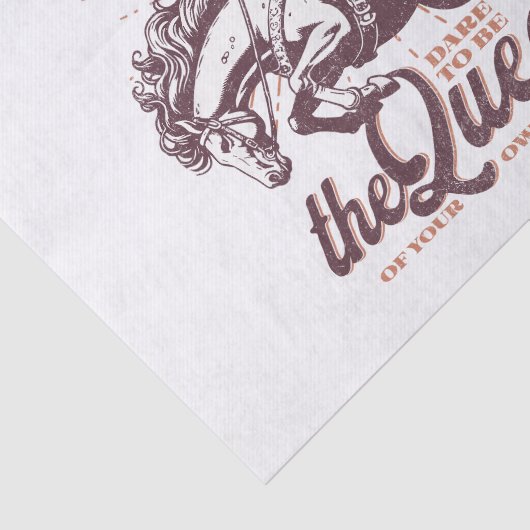 Rodeo Queen Decoupage Tissue Tissuepapier (Detail)