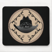 Rodeo Queen Westerne Mousepad Muismat (Voorkant)