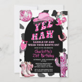 Rodeo Retro Cowgirl Verjaardag ELKE LEEFTIJD Dance Kaart (Voorkant)