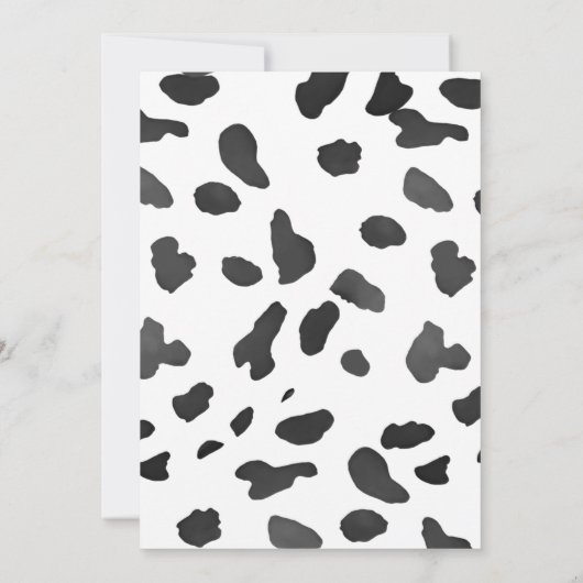 Rodeo Retro Cowgirl Verjaardag ELKE LEEFTIJD Dance Kaart (Achterkant)