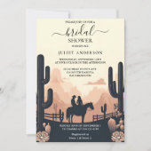 Rodeo Retro Paard Rustiek Western Vrijgezellenfees Kaart (Voorkant)