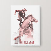 Rodeo Ride Button (Voorkant)