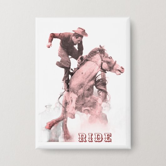 Rodeo Ride Button (Voorkant)