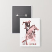 Rodeo Ride Button (Voorkant / Achterkant)