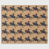 Rodeo Rider Brown Cadeaupapier (Vlak)