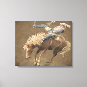 Rodeo Rider Canvas Afdruk
