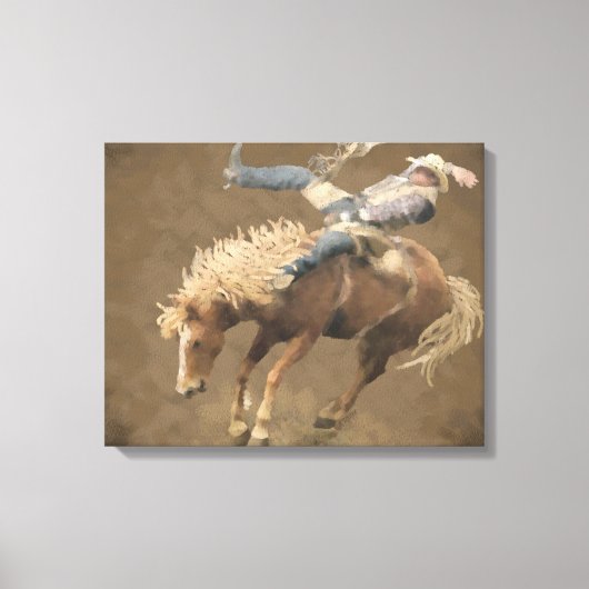 Rodeo Rider Canvas Afdruk (Voorkant)