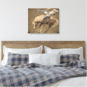 Rodeo Rider Canvas Afdruk (Insitu (Slaapkamer))