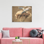 Rodeo Rider Canvas Afdruk (Insitu (Woonkamer))