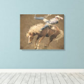 Rodeo Rider Canvas Afdruk (Insitu (Houten vloer))