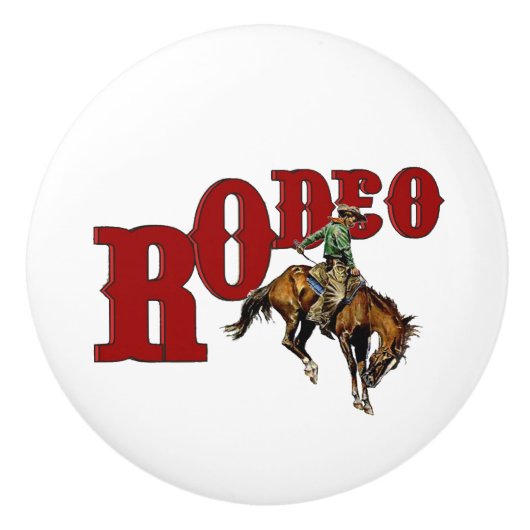  Rodeo Rider Drawer Keramische Knop (Voorkant)