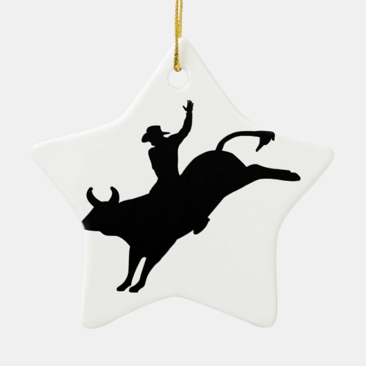 Rodeo Rider Keramisch Ornament (Voorkant)