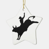 Rodeo Rider Keramisch Ornament (Links)