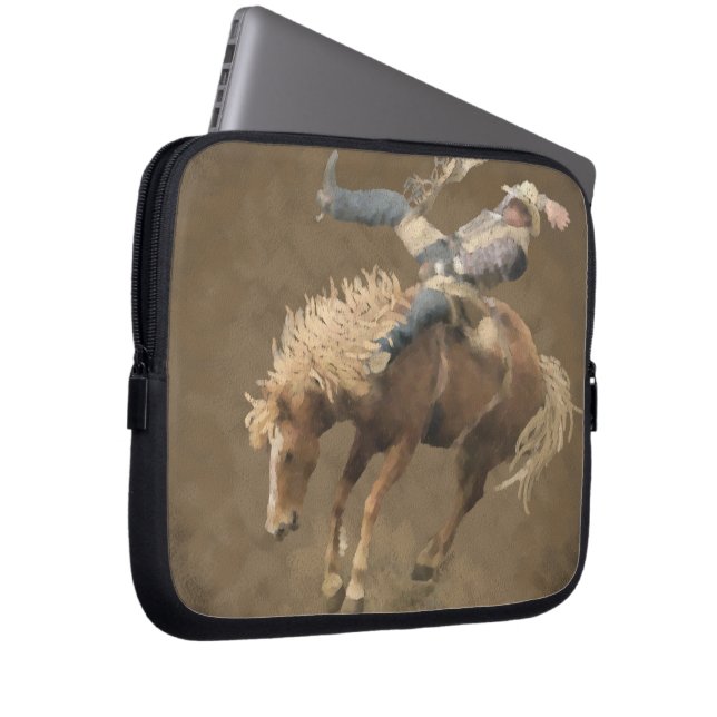 Rodeo Rider Laptop Sleeve (Voorkant Rechts)