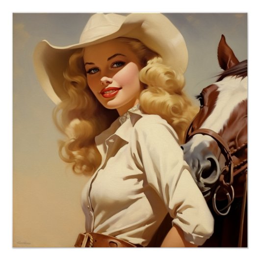 Rodeo Romance Elegantie: Wild West fluistert Perfect Poster (Voorkant)