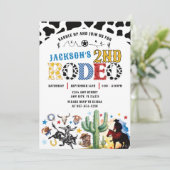 Rodeo Roundup verjaardagsuitnodiging Kaart (Staand voorkant)