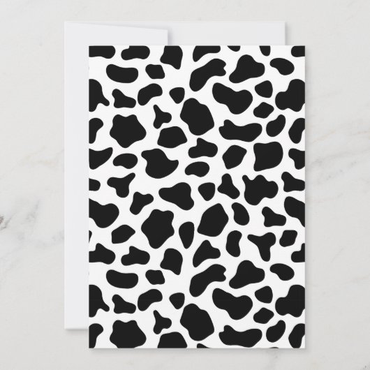 Rodeo Roundup verjaardagsuitnodiging Kaart (Achterkant)