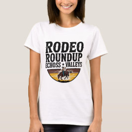Rodeo Roundup weergalmt door valleien T-shirt