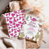 Rodeo Roze Western Verjaardag Kaart