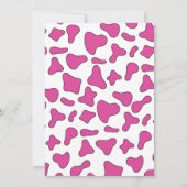 Rodeo Roze Western Verjaardag Kaart (Achterkant)