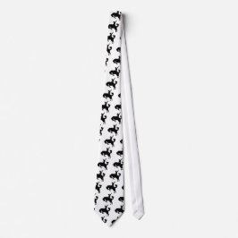 Rodeo ruiter te paard stropdas